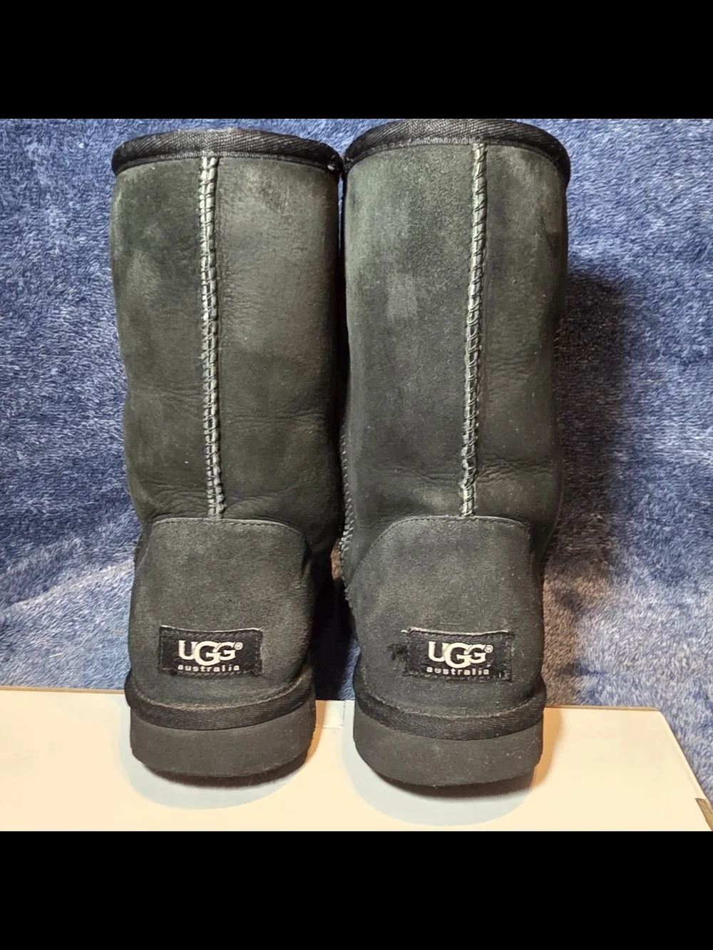 UGG Women's Classic Short Suede Boots in Black